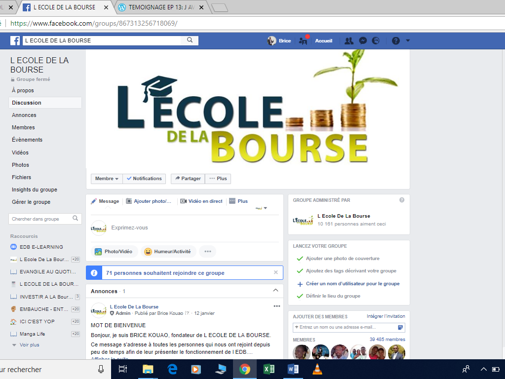 GROUPE FACEBOOK