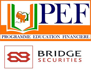 Partenaires de l'EDB, le Programme d'Education Financière (PEF) et Bridge Securities